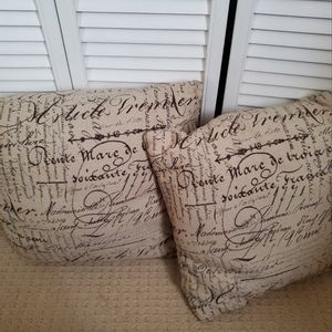 Decorative pillows